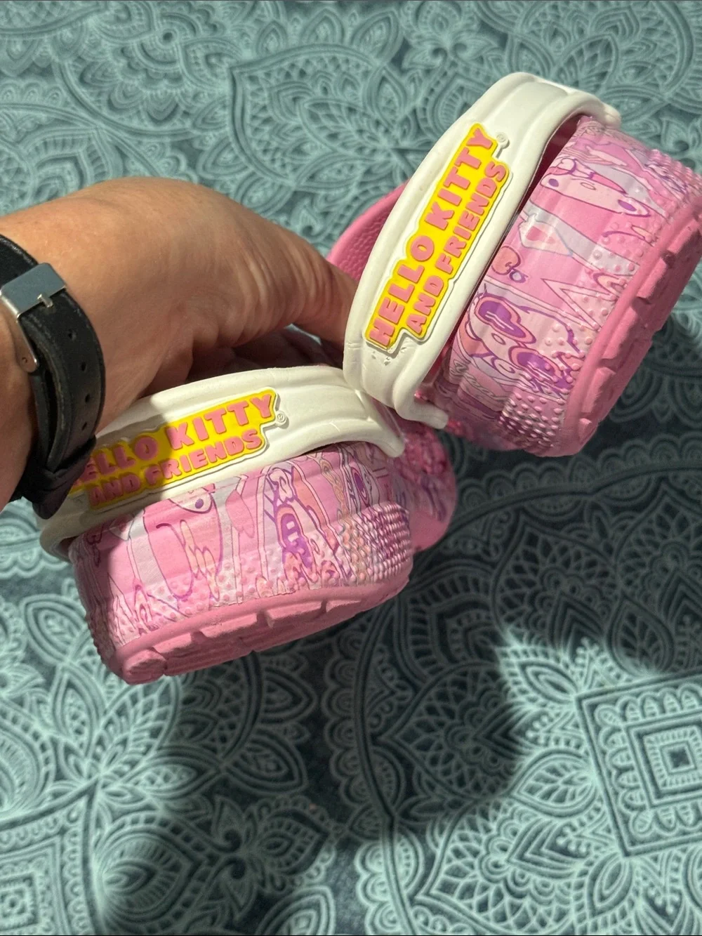 Sanrio Hello Kitty & Friends Pink Kids' Crocs with Jibbitz
